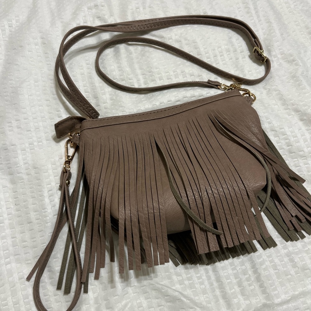 Fringe purse